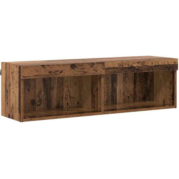 Syfax™ Set Mobile Tv Legno Vecchio 100 X 30 X 30 Cm Legno Multistrato-image