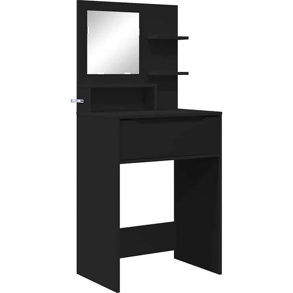Syfax™ Tavoli Da Trucco Per Camera Da Letto Nero 80 X 39,6 X 135 Cm-image