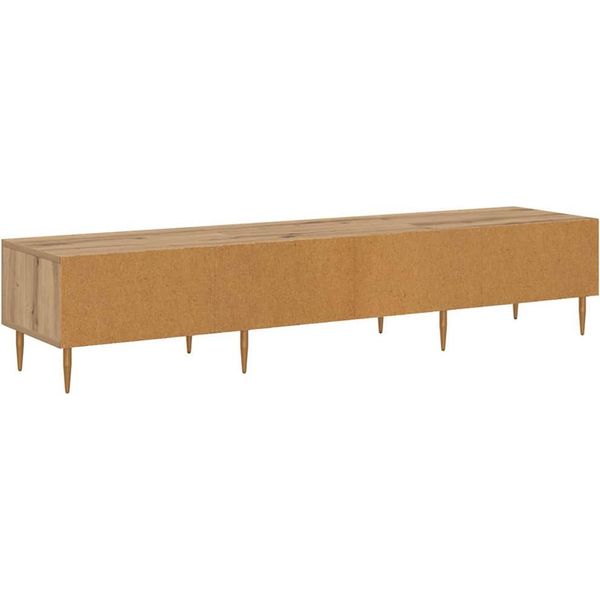Syfax™ Mobile Tv Rovere Artigianale 150 X 36 X 30 Cm Legno Multistrato-image