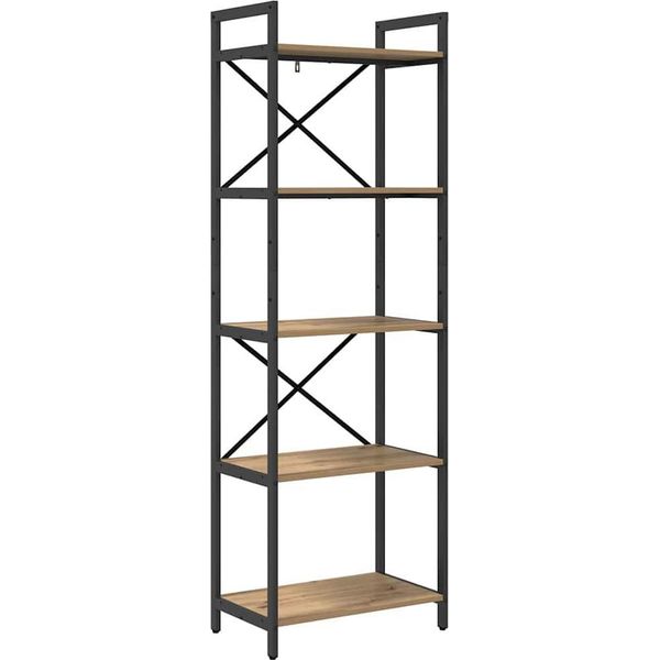 Syfax™ Libreria Rovere Artigianale 56 X 34 X 171 Cm Legno Multistrato-image