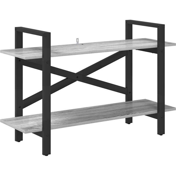 Syfax™ Libreria Grigio Sonoma 100 X 33,5 X 64 Cm Legno Multistrato-image