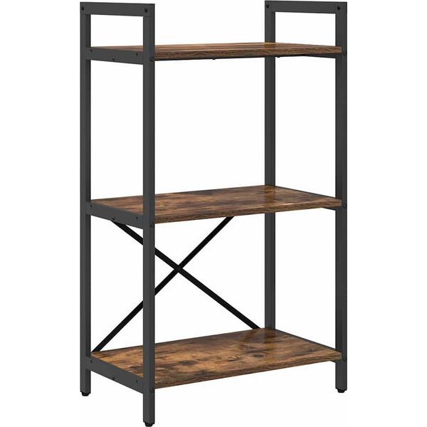 Syfax™ Libreria Rovere Fumé 56 X 34 X 96 Cm Legno Multistrato-image