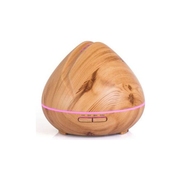 Aromacare Mandala Light, Diffusore Di Aromi A Ultrasuoni, Legno Chiaro, 400 Ml-image