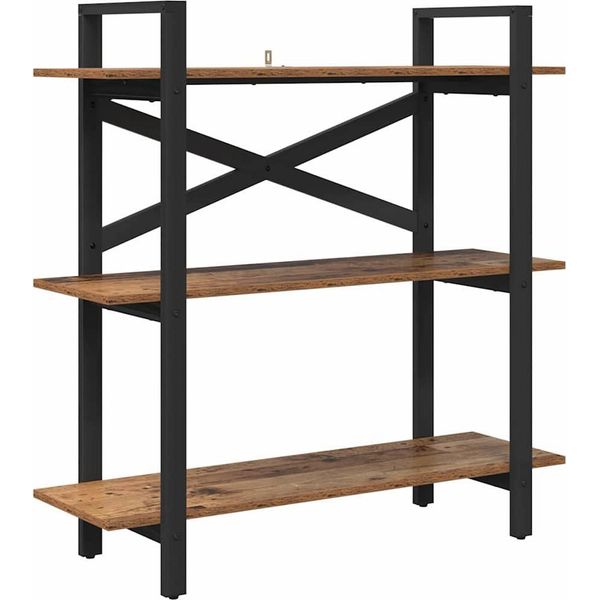 Syfax™ Libreria Legno Vecchio 100 X 33,5 X 102 Cm Legno Multistrato-image