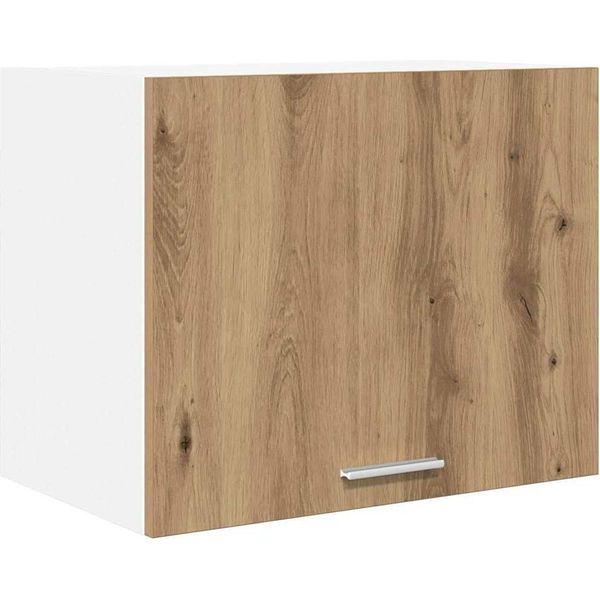 Syfax™ Armadio Pensile 2 Pcs Rovere Artigiano E Bianco 50 X 31 X 40 Cm-image