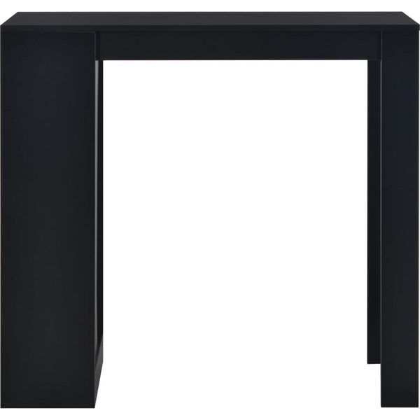 Syfax™ Tavolo Da Bar Con Ripiano Nero 110X50X103 Cm-image
