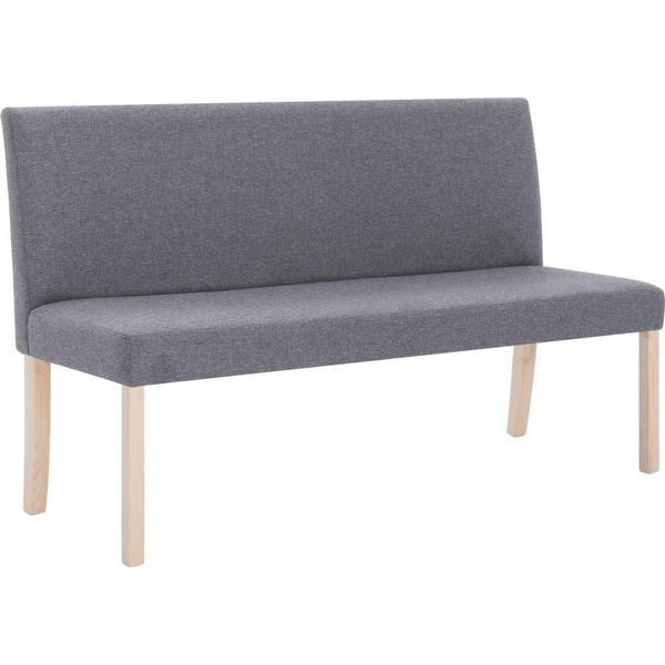 Syfax™ Panca 139,5 Cm Grigio Chiaro In Poliestere-image