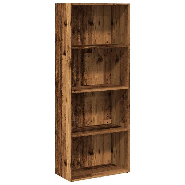Syfax™ Libreria Legno Antico 60X30X152 Cm In Legno Multistrato-image