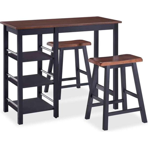 Syfax™ Set Da Bar 3 Pz In Mdf Nero-image