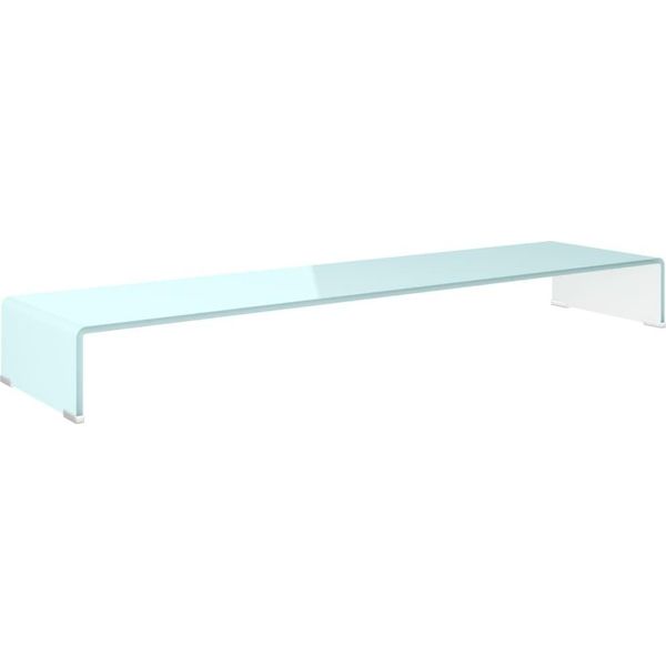Syfax™ Supporto Tv / Rialzo Monitor In Vetro Verde 120X30X13 Cm-image