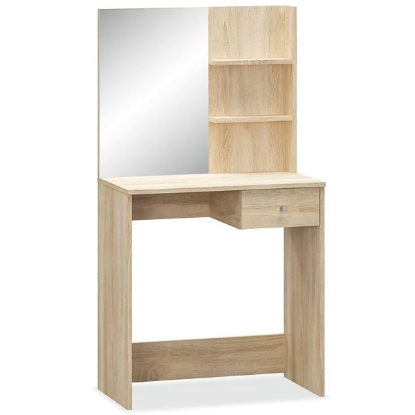 Syfax™ Toeletta In Legno Multistrato 75X40X141 Cm Rovere-image