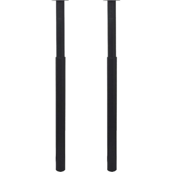 Syfax™ Gambe Telescopiche Per Tavolo 2 Pz Nere 710 Mm-1100 Mm-image