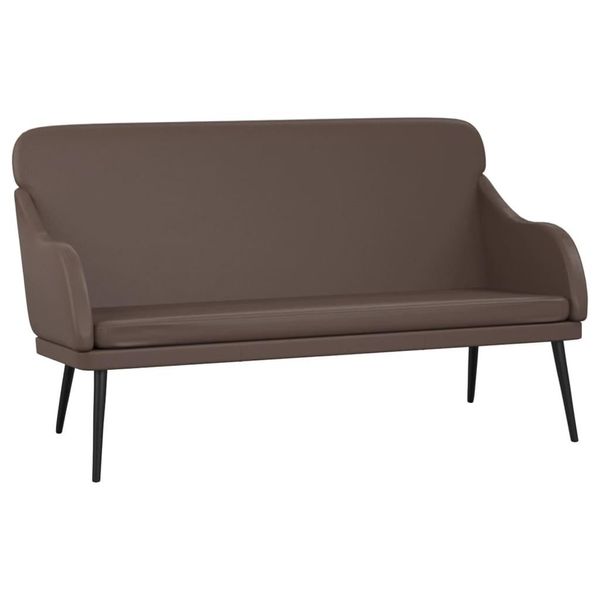 Syfax™ Panca Marrone 110X76X80 Cm In Pelle Finta-image
