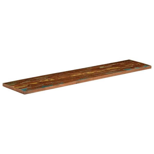 Syfax™ Piano Tavolo 160X40X2,5 Cm Rettangolare In Massello Di Recupero-image