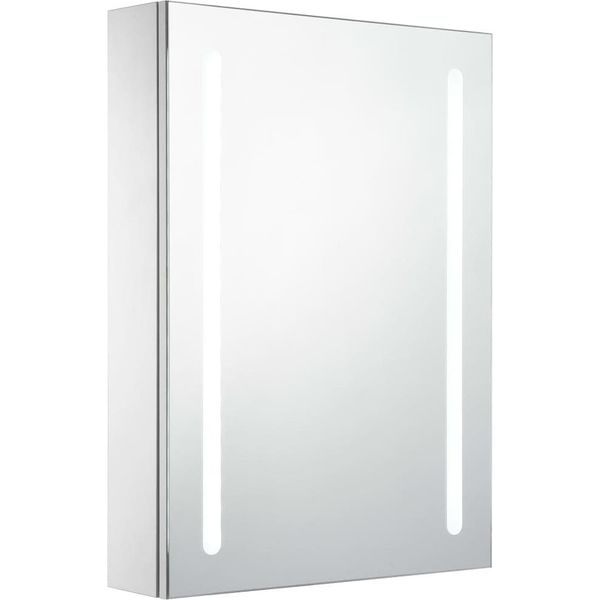Syfax™ Armadietto Bagno Con Specchio E Led 50X13X70 Cm-image