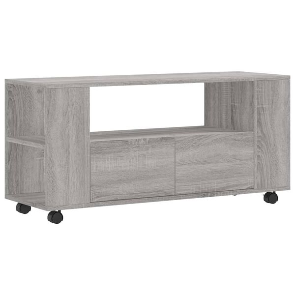 Syfax™ Mobile Porta Tv Grigio Sonoma 102X34,5X43 Cm Legno Multistrato-image