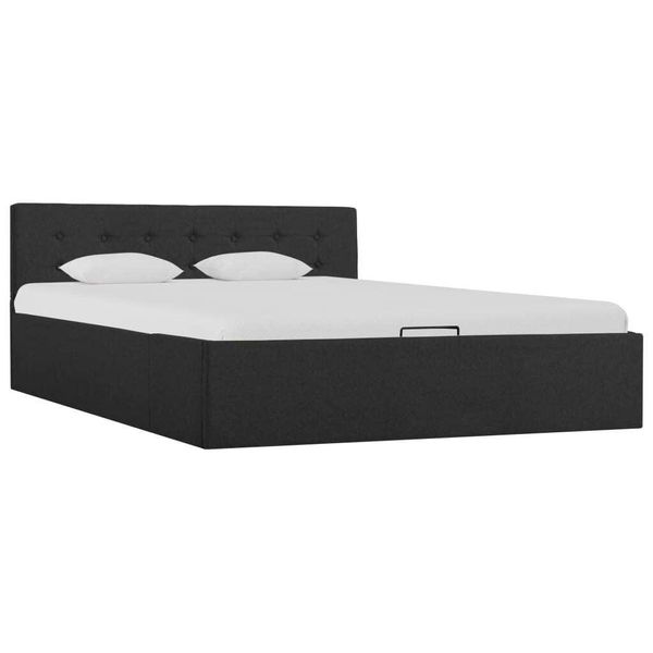 Syfax™ Giroletto Idraulico Contenitore Grigio Scuro Tessuto 140X200Cm-image