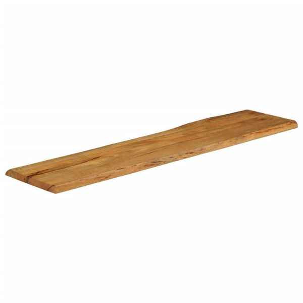 Syfax™ Piano Tavolo 180X40X2,5 Cm Bordi Vivi In Legno Massello Mango-image