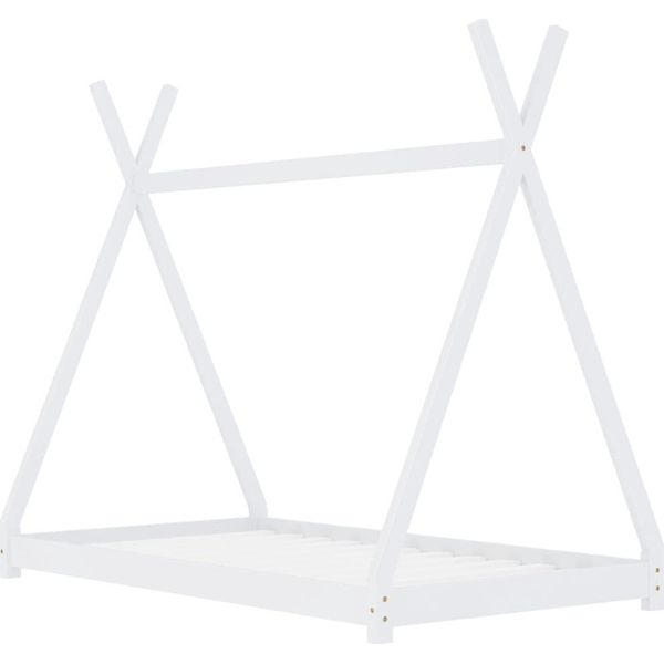 Syfax™ Giroletto Per Bambini Bianco In Massello Di Pino 70X140 Cm-image