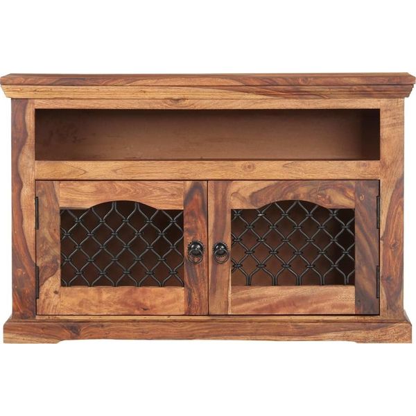 Syfax™ Mobile Porta Tv 90X30X60 Cm In Legno Massello Di Acacia-image
