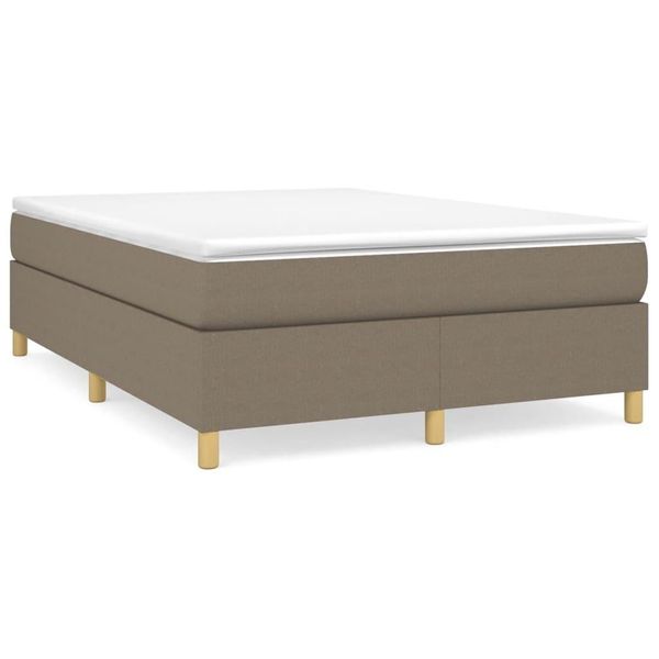 Syfax™ Struttura Letto A Rete A Molle Tortora 140X190 Cm In Tessuto-image