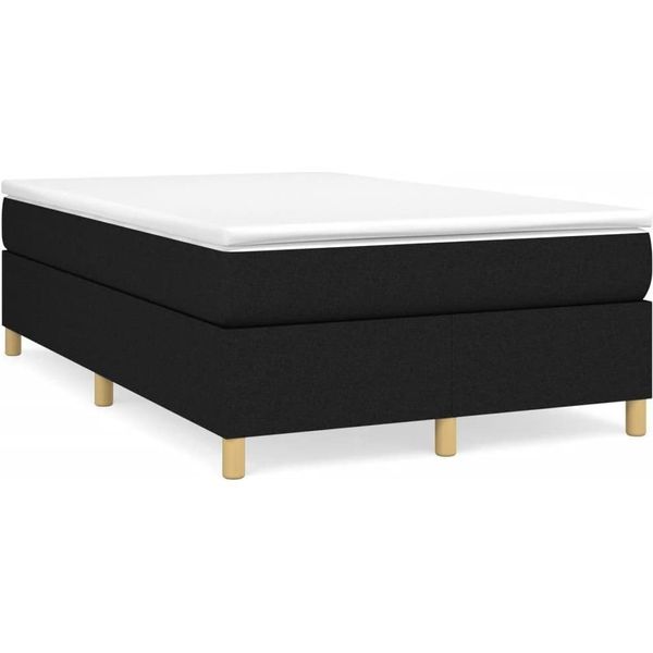 Syfax™ Struttura Letto A Rete A Molle Nero 120X200 Cm Tessuto-image