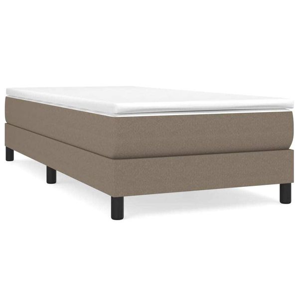 Syfax™ Struttura Letto A Rete A Molle Tortora 90X200 Cm Tessuto-image