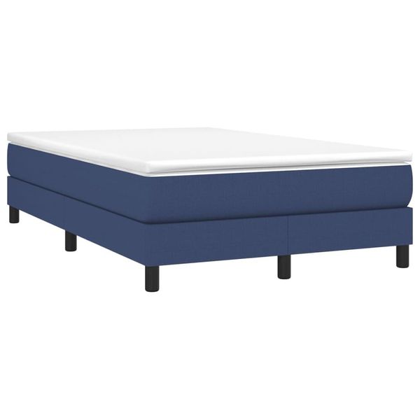 Syfax™ Struttura Letto A Rete A Molle Blu 120X200 Cm In Tessuto-image