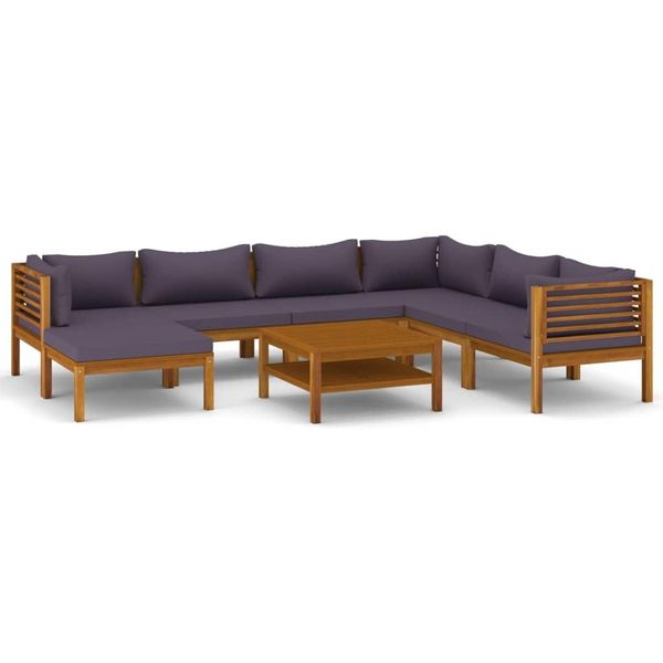 Syfax™ Set Divani Da Giardino 8 Pz Con Cuscini In Massello Di Acacia-image