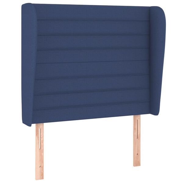 Syfax™ Testiera Ad Orecchio Blu 103X23X118/128 Cm In Tessuto-image