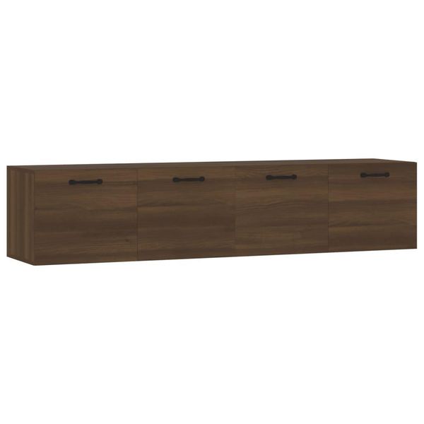 Syfax™ Mobili Parete 2 Pz Rovere Marrone 60X36,5X35 Cm In Multistrato-image