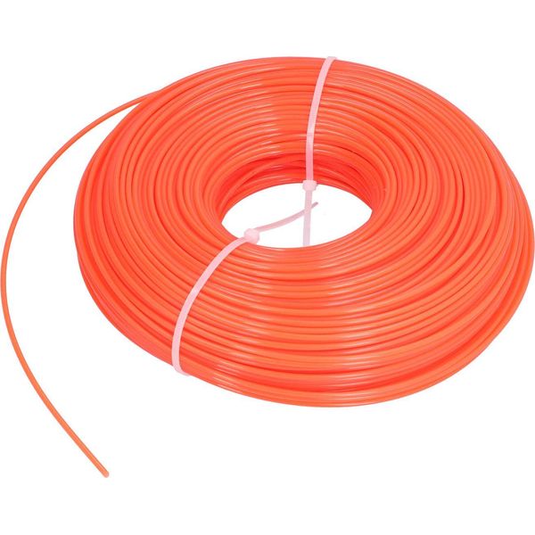 120 M Di Cavo Trimmer In Nylon Da 2,4 Mm, Filo Per Erba Tondo, Pezzo Di Ricambio Per Giardino-image