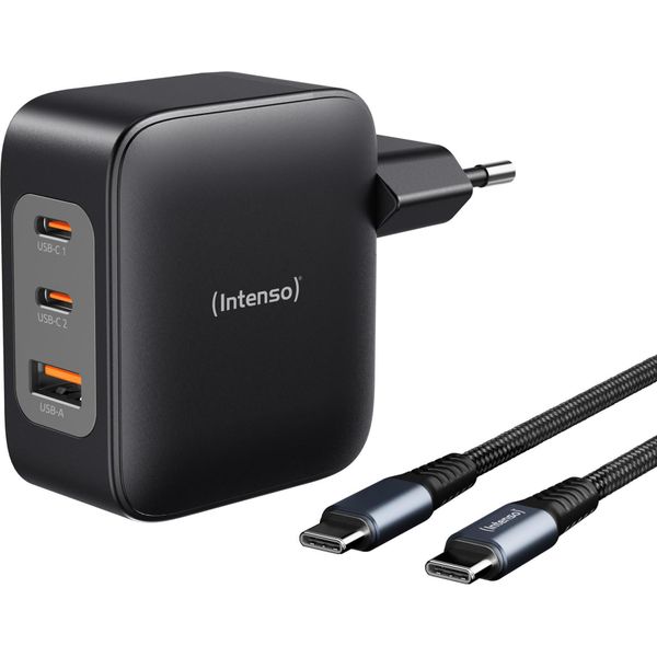 Intenso Power Adapter 100 Watt + USB-C Cable 2M-image