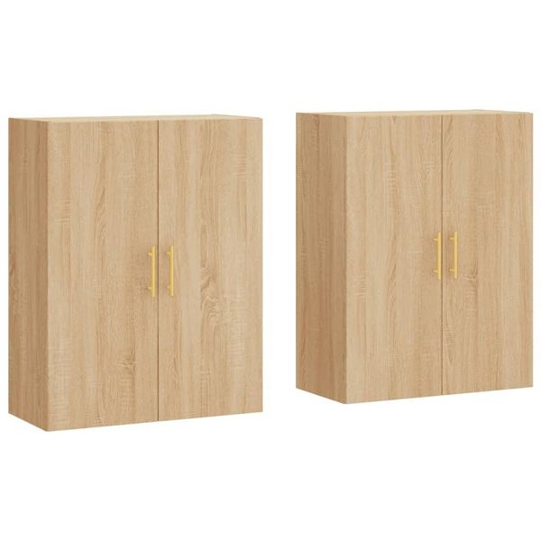 Syfax™ Mobili A Parete 2 Pz Rovere Sonoma 69,5X34X90 Cm-image
