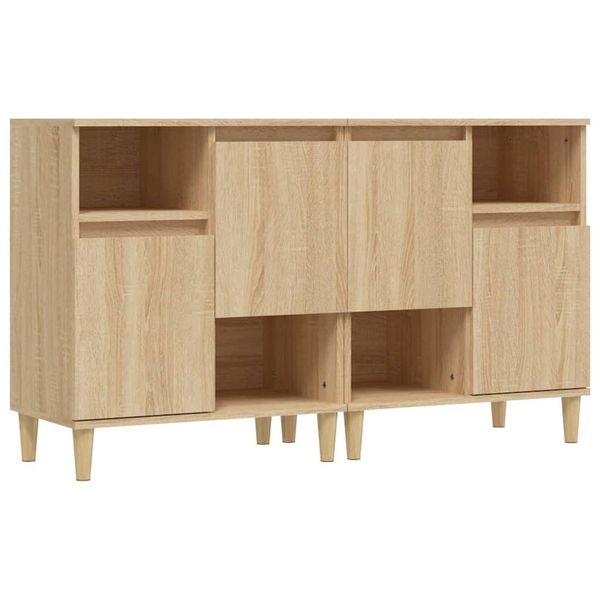 Syfax™ Credenze 2Pz Rovere Sonoma 60X35X70 Cm In Legno Multistrato-image