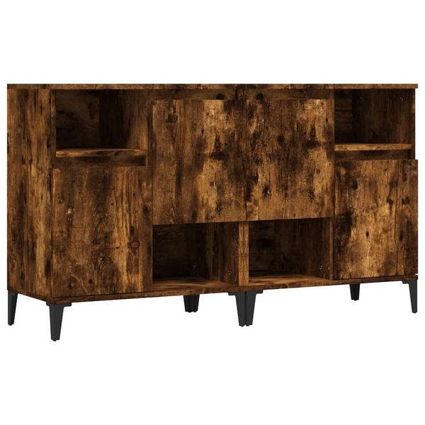 Syfax™ Credenze 2Pz Rovere Fumo 60X35X70 Cm In Legno Multistrato-image