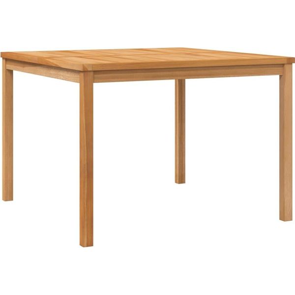 Syfax™ Tavolo Da Pranzo Per Giardino 110X110X77 Cm In Massello Di Teak-image