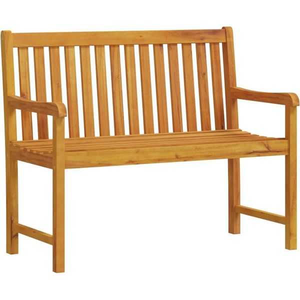 Syfax™ Panchina Da Giardino 110 Cm In Legno Massello D'acacia-image