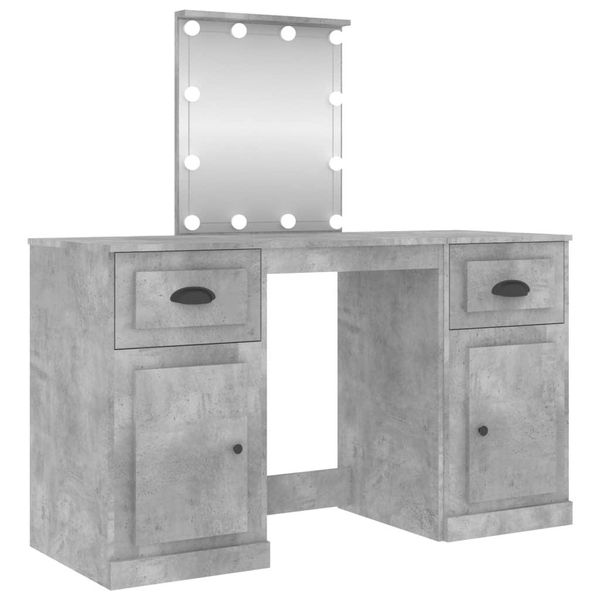 Syfax™ Toeletta Con Led Grigio Cemento 130X50X132,5 Cm-image