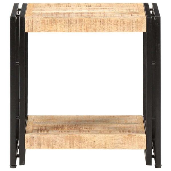 Syfax™ Tavolino 40X30X50 Cm In Legno Massello Di Mango Grezzo-image