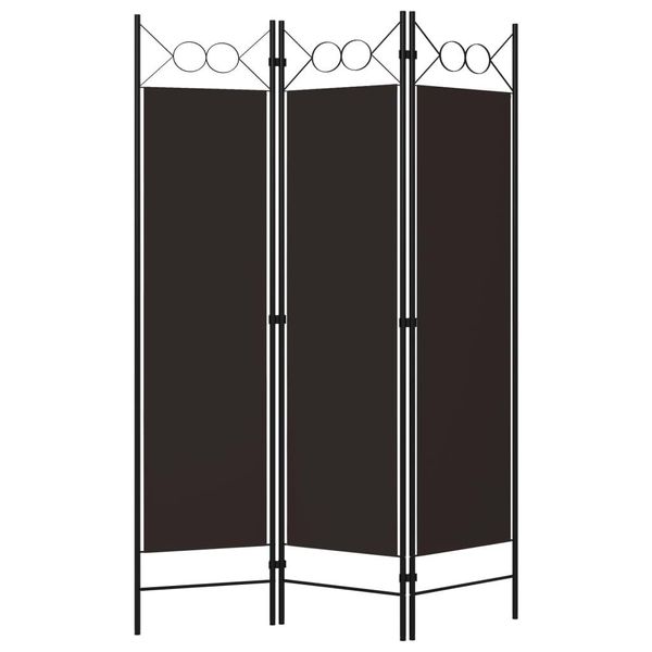 Syfax™ Paravento A 3 Pannelli Marrone 120X180 Cm-image