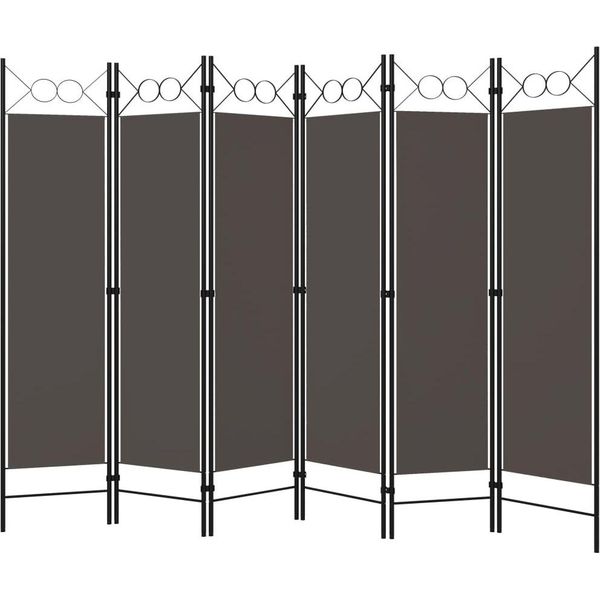 Syfax™ Paravento A 6 Pannelli Antracite 240X180 Cm-image