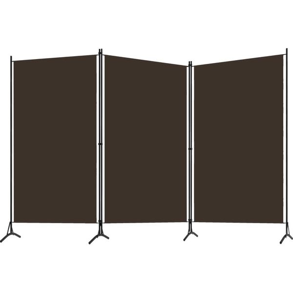 Syfax™ Paravento A 3 Pannelli Marrone 260X180 Cm-image