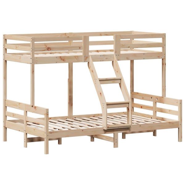 Syfax™ Letto A Castello 80X200/120X200 Cm In Legno Massello Di Pino-image