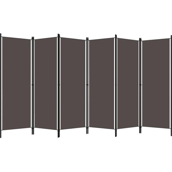 Syfax™ Paravento A 6 Pannelli Antracite 300X180 Cm-image