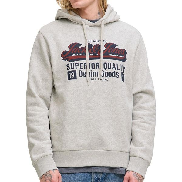 Felpa Con Cappuccio Jack & Jones Logo Uomo-image