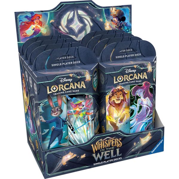 Disney Lorcana Tcg Sussurri Nel Pozzo - Mazzi Di Partenza (8) *Edizione Inglese*-image