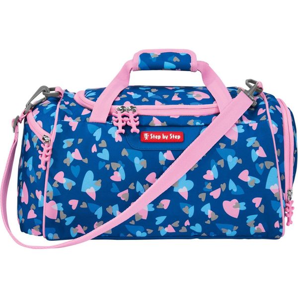 Step By Step Borsa Sportiva Step By Step Sports Bag Seashell Pearl Blu-image