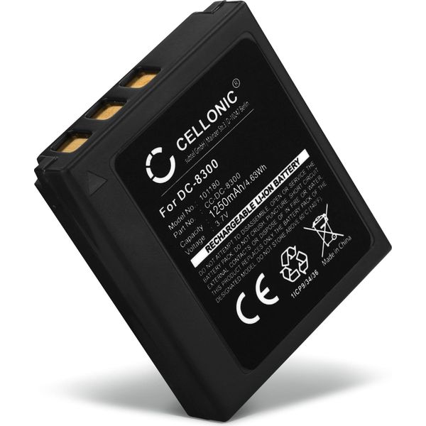 Cellonic, Batteria Per Fotocamera Compatibile Con Sealife DC800 Compatibile Con Acer CR-8530 Compatibile Con Minox Dc 1011 (1250Mah, 3.7V) 1X-image
