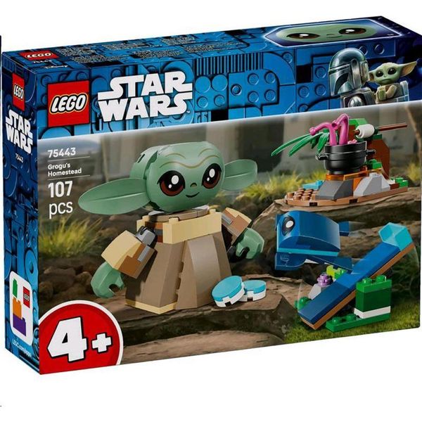 Lego Star Wars 75443 La Casa Di Grogu - Giocattolo Con Figura Di Grogu E Rana Sorgan Più Catapulta E Amaretti Blu - Regalo Per Bambini E Bambine Dai 4 Anni In Su E Per I Fan Di The Mandalorian-image